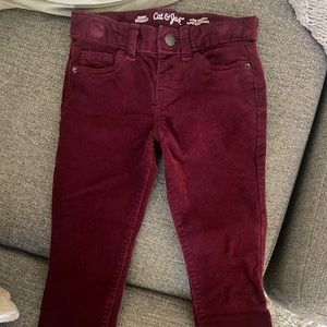 Corduroy toddler girls pants